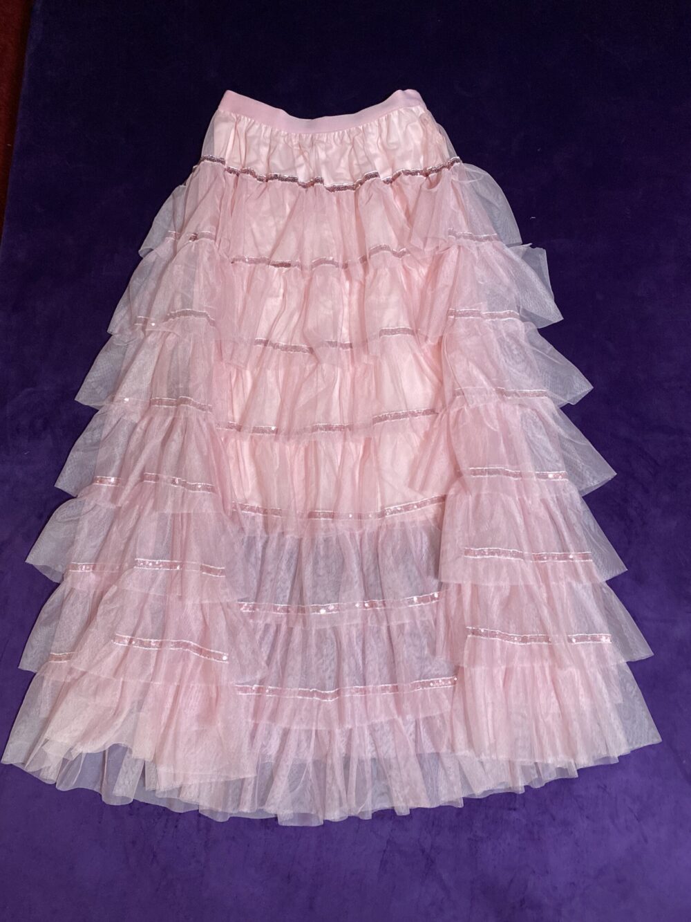 2PCS BUTTERFLY TOP AND SKIRT (PINK) - Image 2